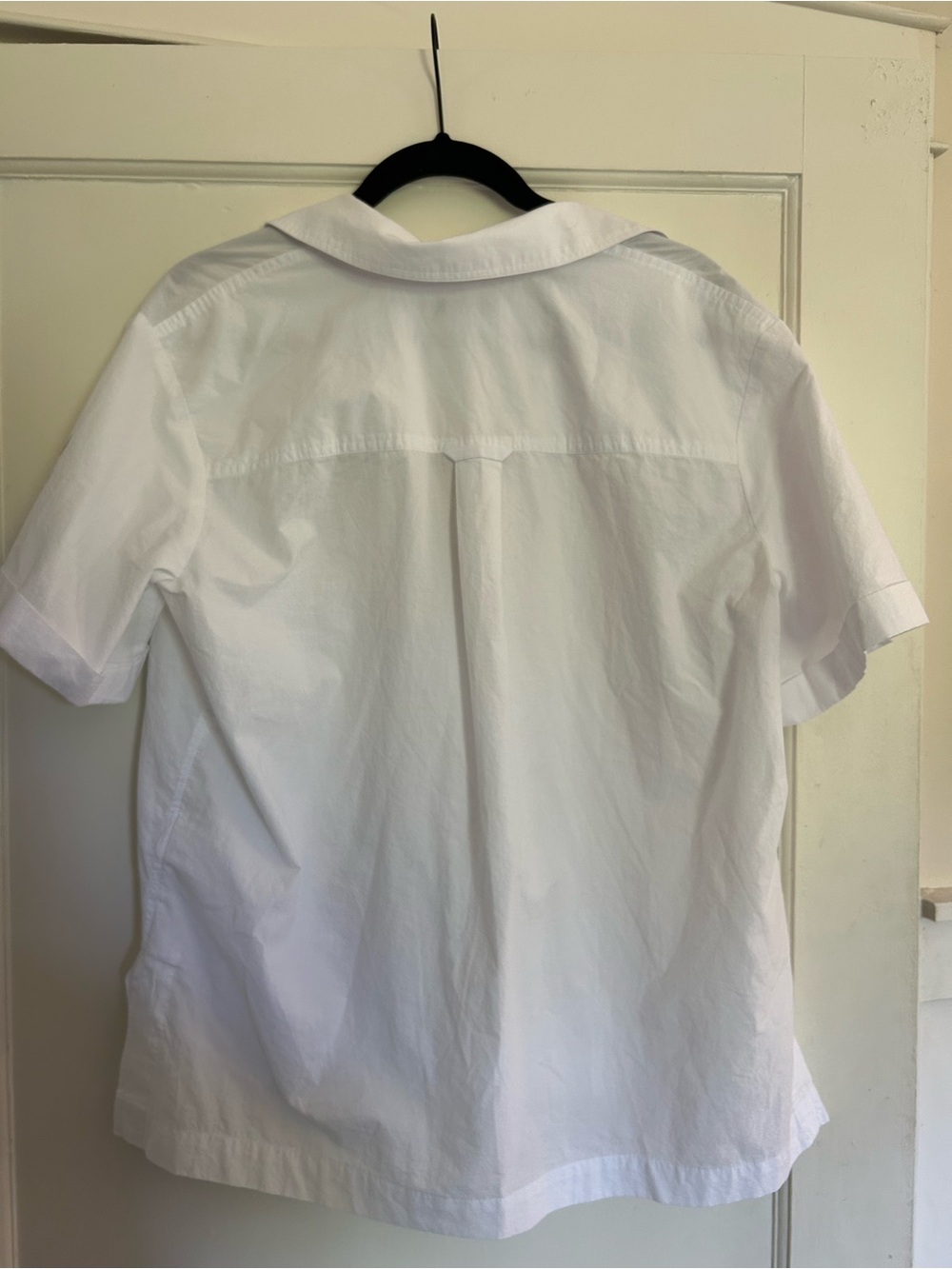 Madewell White Short-Sleeve Cotton Button-Down Shirt - Picture 3 of 3